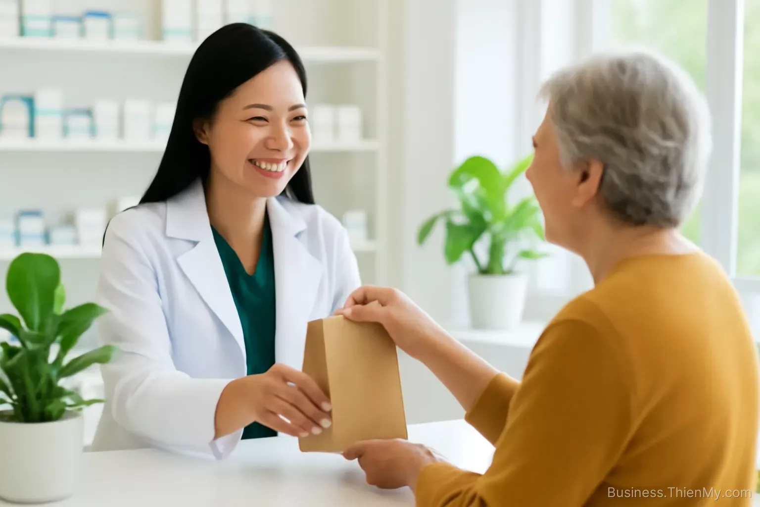 Bà cụ cầm năm loại thuốc từ ba nơi khác nhau — và không ai nhìn cả năm cùng lúc