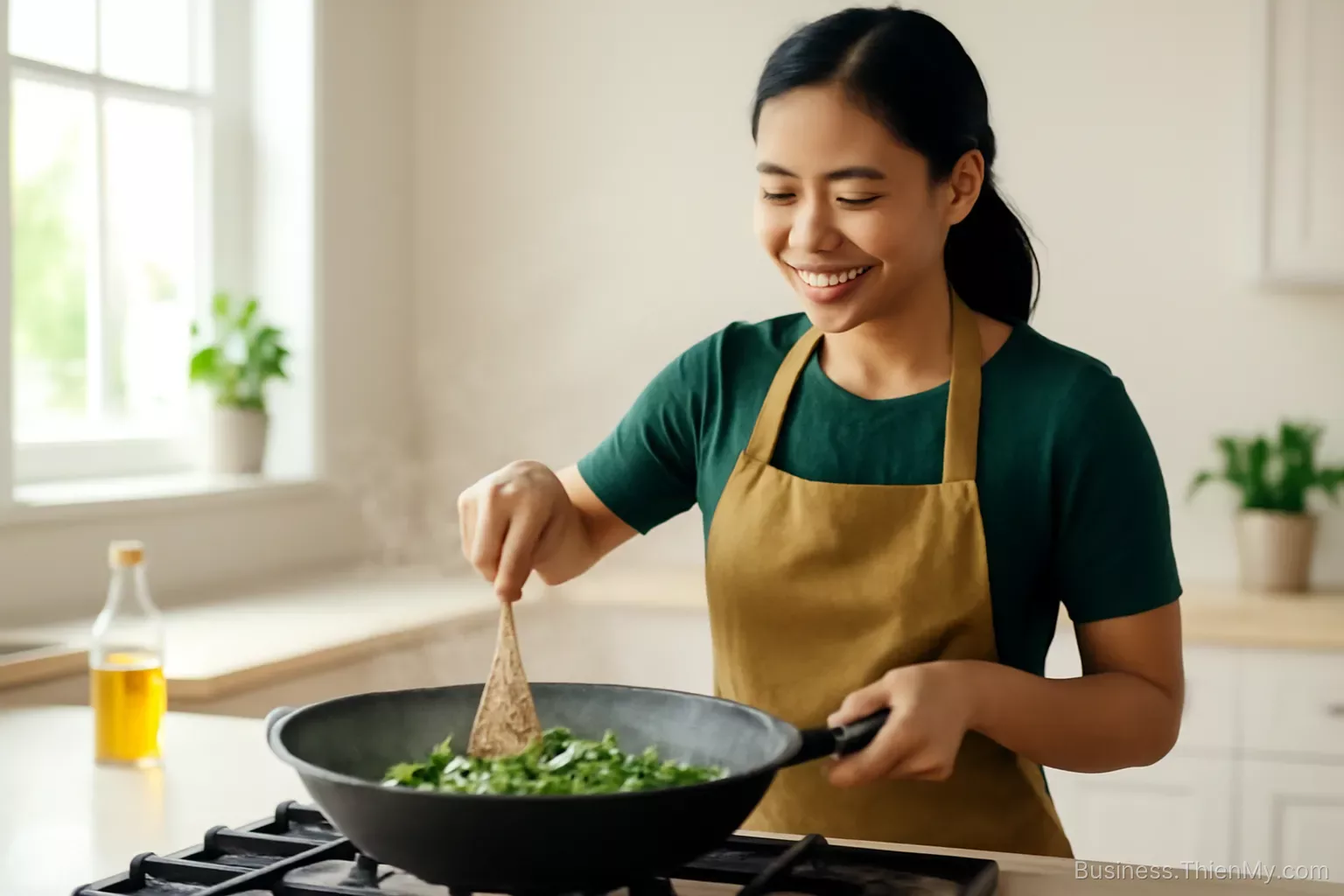 Bếp nhập khẩu được thiết kế cho cách nấu khác, và người Việt phải nấu theo bếp