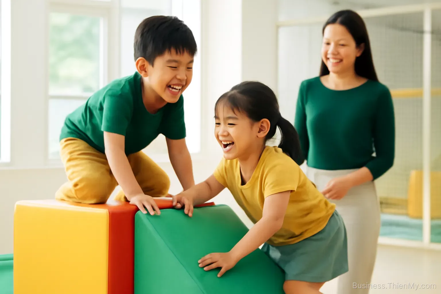 Khu vui chơi trẻ em: thứ đang được bán là hai tiếng nghỉ ngơi của cha mẹ