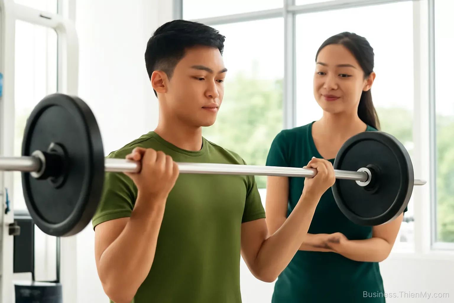 Phần quyết định kết quả xảy ra ngoài phòng tập, mà phòng tập chỉ bán được phần trong