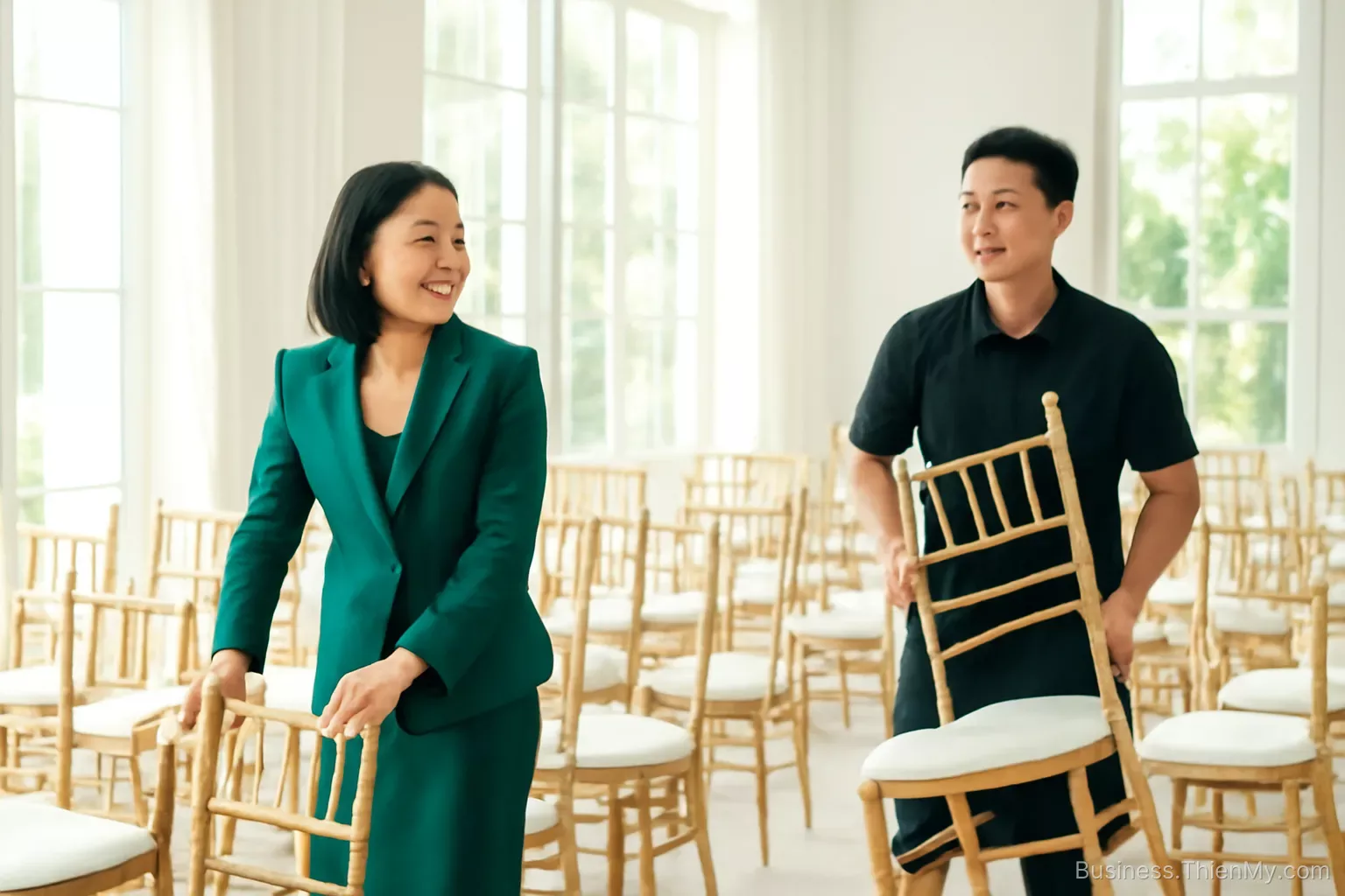 Trung tâm hội nghị: bán một căn phòng, hay bán việc sự kiện không hỏng